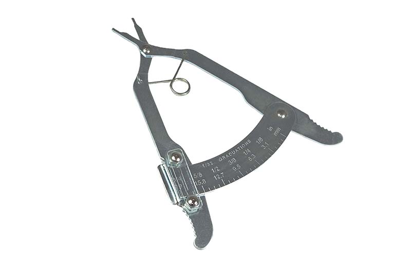 Disk Brake Lining Wear Gauge